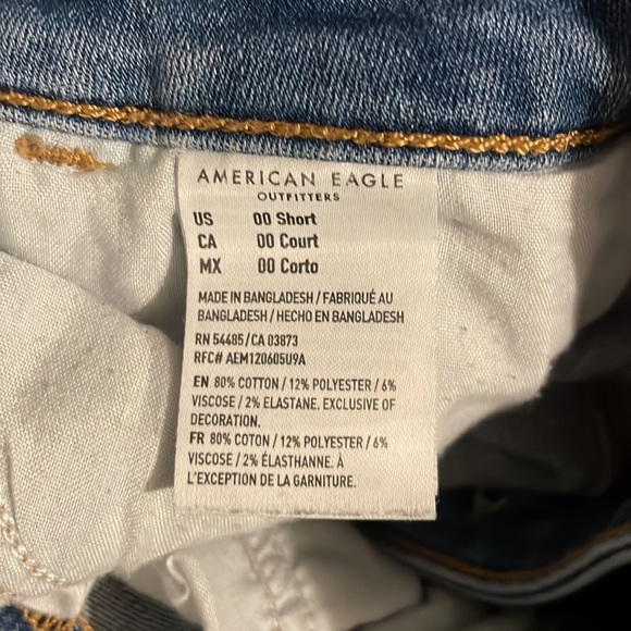 American Eagle Blue Denim Skinny Jeans - Picture 5 of 5
